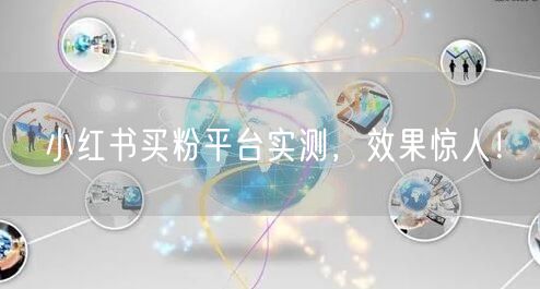小红书买粉平台实测，效果惊人！