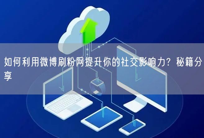 如何利用微博刷粉网提升你的社交影响力？秘籍分享