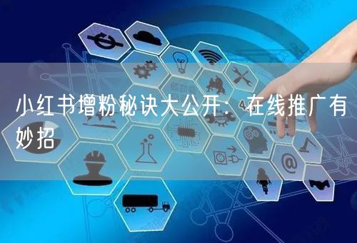 小红书增粉秘诀大公开：在线推广有妙招