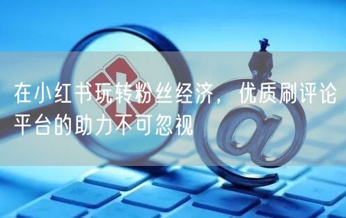 在小红书玩转粉丝经济，优质刷评论平台的助力不可忽视